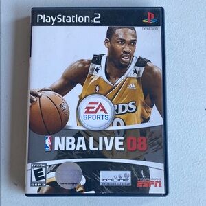 NBA Live 08 for PlayStation 2 - Black Case